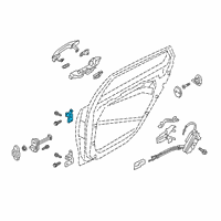 OEM 2019 Kia K900 Hinge Assy-Rear Door Diagram - 77910J6000