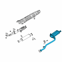 OEM 2005 Kia Amanti Muffler Assembly-Main Diagram - 287003F030