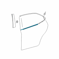 OEM 2020 Toyota Camry Belt Molding Diagram - 75730-33180