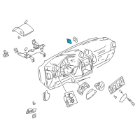 OEM Chevrolet Venture Lamp Asm-Security Indicator Diagram - 10257168