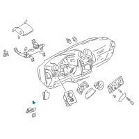 OEM 2006 Buick Rendezvous Bulb-Front Fog Lamp Diagram - 10287297