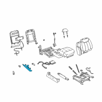 OEM 1996 Chevrolet Tahoe Panel, Passenger Seat Cushion <Use 1C7M 5080B> Diagram - 12549892