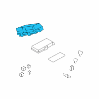 OEM Saturn Block Asm-Engine Wiring Harness Junction Diagram - 25883019