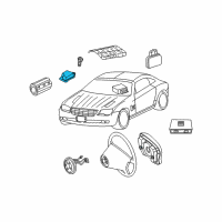 OEM 2005 Chrysler Crossfire Air Bag Sensor Diagram - 680052689AA