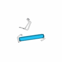 OEM 2002 Chrysler PT Cruiser Automatic Transmission Oil Cooler Diagram - 5017406AA