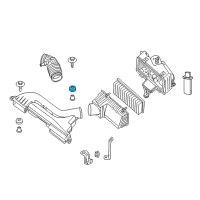 OEM Mounting Rubber Diagram - 16557-JA00A