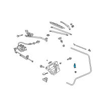 OEM 2006 Chrysler Crossfire Pump-Washer, Windshield Diagram - 5097635AA