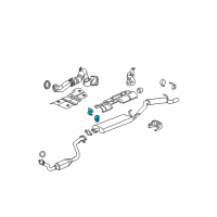 OEM 2004 Buick Rendezvous Hanger Asm-Catalytic Converter Diagram - 10413177