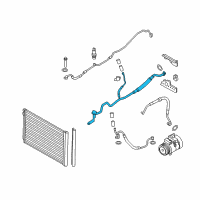 OEM BMW 760Li A/C Hose Diagram - 64509140359