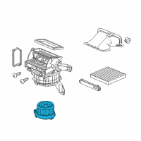 OEM 2020 Honda Fit Motor Assembly, Fan Diagram - 79310-T5R-A01