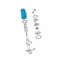 OEM 2008 Nissan Quest Spring-Front Diagram - 54010-5Z002