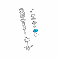 OEM 2005 Nissan Quest Front Spring Seat Diagram - 54036-CK000