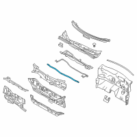 OEM 2021 Nissan Leaf SEAL-HOOD Diagram - 66830-3NF5G