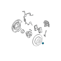 OEM Toyota Mirai Axle Nut Diagram - 90177-26001