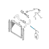 OEM 1995 Toyota Tacoma Reservoir Hose Diagram - 16472-0C021