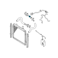 OEM 1997 Toyota Previa Thermostat Diagram - 90916-03120