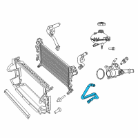 OEM 2017 Jeep Renegade Hose-COOLANT Recovery Bottle Diagram - 68315257AA