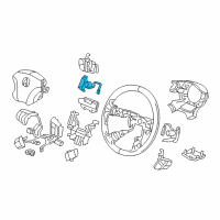 OEM 2006 Acura RL Switch Assembly, Driver Side Paddle Shift (Graphite Black) Diagram - 78561-SJA-N81ZA