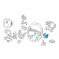 OEM 2007 Acura RL Switch, Passenger Side (Graphite Black) Diagram - 78560-SJA-305ZA