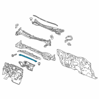 OEM 2020 Honda Fit Insulator, Dashboard Lid (Upper) (Outer) Diagram - 74293-T5R-A00