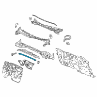 OEM 2019 Honda Fit Insulator, Dashboard Lid (Upper) (Outer) Diagram - 74293-T5R-A00