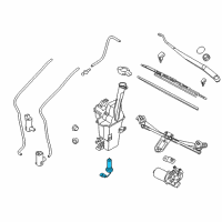 OEM Hyundai Level Switch-Windshield Washer Diagram - 98520-3J000