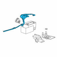 OEM 2011 Ford Ranger Cable Assembly Diagram - AL5Z-14300-A