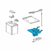 OEM 2014 Scion xB Carrier Diagram - 74410-12020