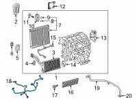 OEM 2022 Toyota Venza Harness Diagram - 82212-42040