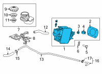 OEM 2022 Honda CR-V SET, BOS ASSY Diagram - 01469-TPG-A94