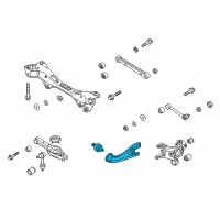 OEM 2015 Kia Optima Arm Assembly-Rear Trailing Diagram - 552704C000
