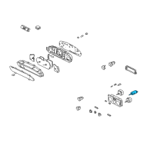 OEM 2000 Hyundai Elantra Switch Assembly-Blower Diagram - 97260-2D000