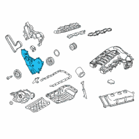 OEM 2007 Dodge Charger Cover-Timing Belt Diagram - 4792797AC