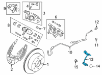 OEM 2021 Ford Bronco SENSOR ASY Diagram - MB3Z-2C190-B