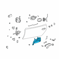 OEM 1997 BMW Z3 Catch With Key Code Right Diagram - 51-21-8-401-630