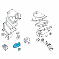 OEM 2020 BMW M8 Intake Duct Diagram - 13-71-7-852-377