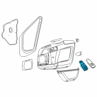 OEM 2014 Ram ProMaster 1500 Switch-Front Door Diagram - 1ZP76JXWAC