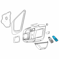 OEM 2018 Ram ProMaster 2500 Switch-Front Door Diagram - 1ZP67JXWAD