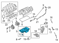 OEM 2021 Ford F-150 PAN ASY - ENGINE OIL Diagram - ML3Z-6675-C