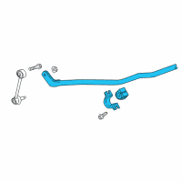 OEM 2017 Buick LaCrosse Stabilizer Bar Diagram - 84119839