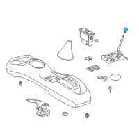 OEM 2005 Toyota Echo Shift Knob Diagram - 33504-13010-E0