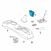 OEM 2003 Toyota Echo Lock Switch Diagram - 84930-52010