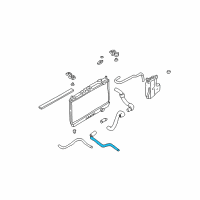 OEM 2001 Nissan Frontier Hose-Flexible Diagram - 21631-7B400