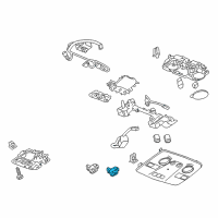 OEM Saturn Outlook Sunroof Switch Diagram - 15266269