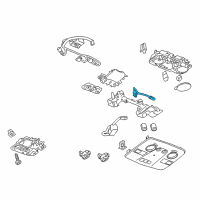 OEM 2014 Buick Enclave Overhead Lamp Diagram - 15927718