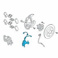 OEM 2019 Hyundai Kona Electric Wiring-E.P.B Conn EXTN, LH Diagram - 59795-K4000