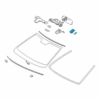 OEM 2016 Lexus LS600h Sensor, Rain Diagram - 89941-50060