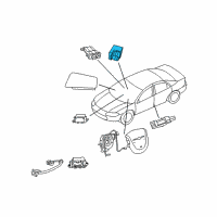 OEM 2015 Dodge Journey Sensor-Seat Position Diagram - 5084008AA