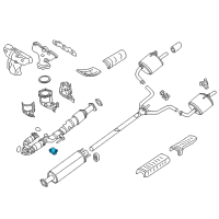 OEM 2009 Nissan Altima Mounting Assy-Exhaust Diagram - 20611-JA000