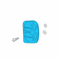 OEM 2004 Jeep Liberty Lamp-Tail Stop Turn Diagram - 55155828AH